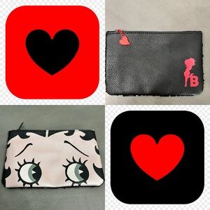 Set of 2 limited edition Betty Boop Ipsy bags